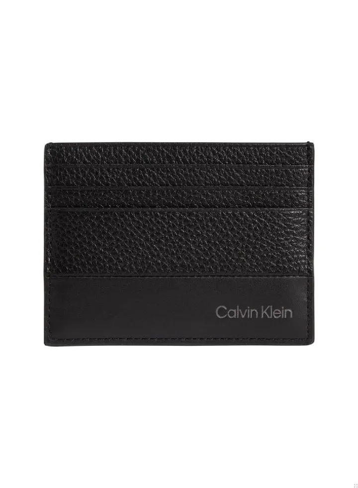 Men's Subtle Mix Cardholder - Leather, Black