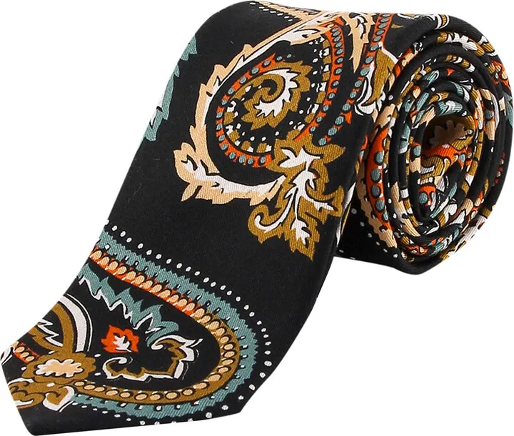Wool and silk tie