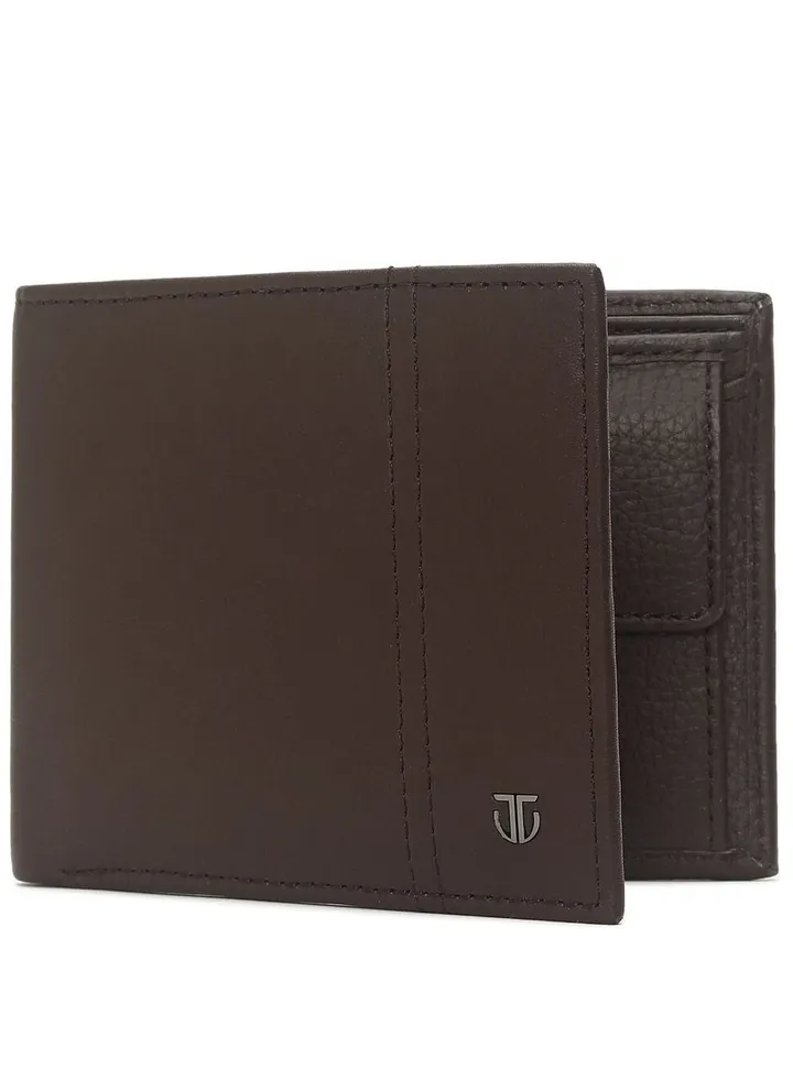 Brown Semi Formal Leather Wallet