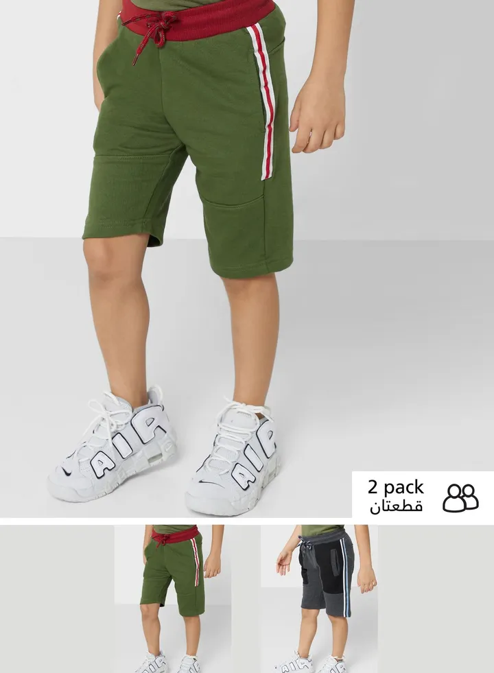 2 Packs Shorts Set For Boys