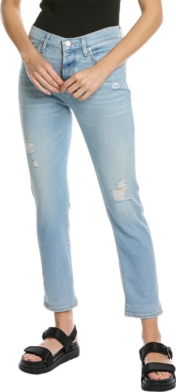 7 For All Mankind Josefina Wild Fleur Slim Boyfriend Jean