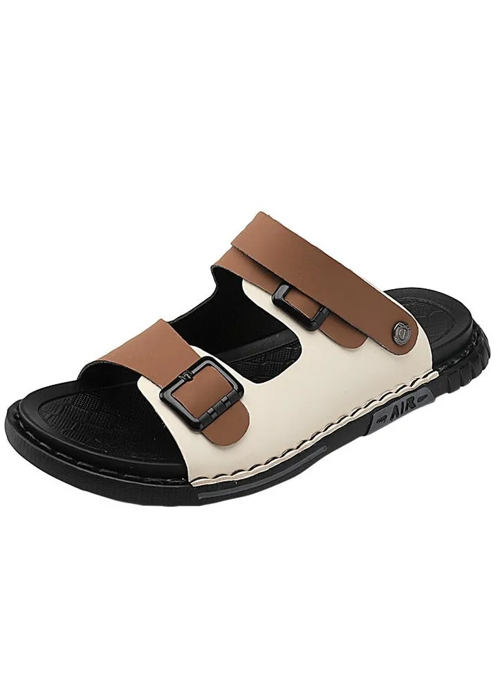 New Soft Sole Anti slip Leather Slippers