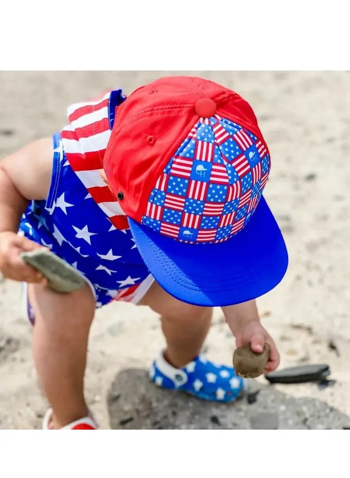 Children's Outdoor Sun Hat Beach Hat Blue