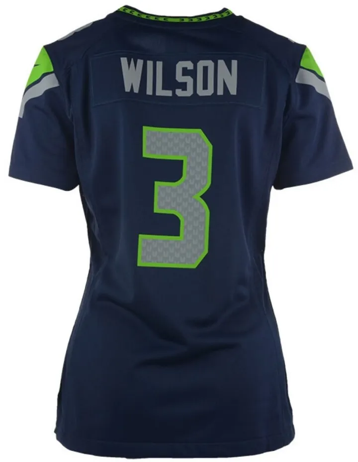 Nike Women's Russell Wilson Seattle Seahawks Game Jersey