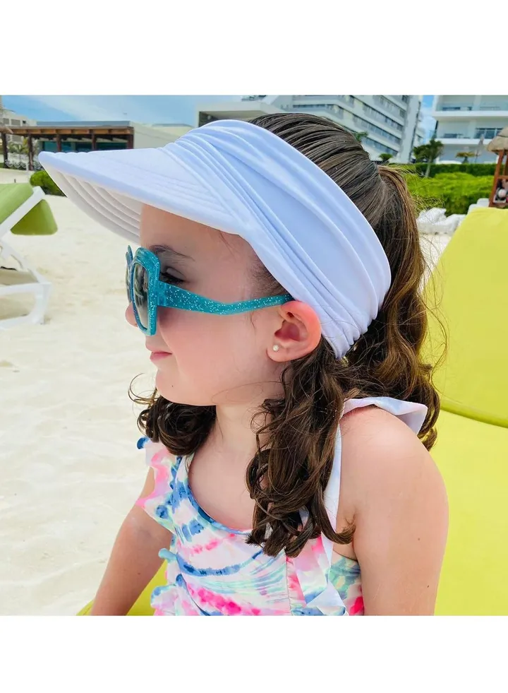 Sunshade Hats For Male And Female Babies White