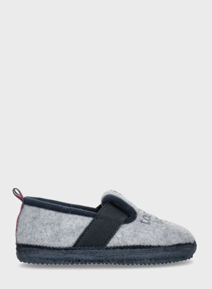Kids Logo Bedroom Slippers