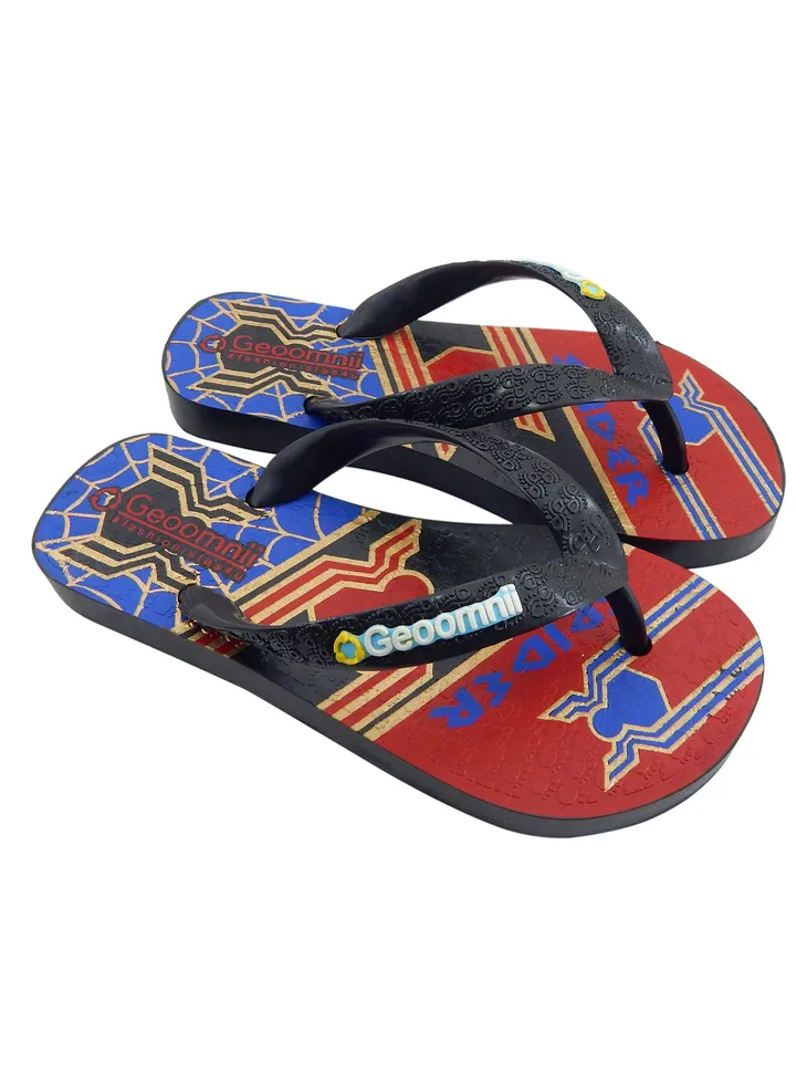 Belch Printed Slip On Slipper Black