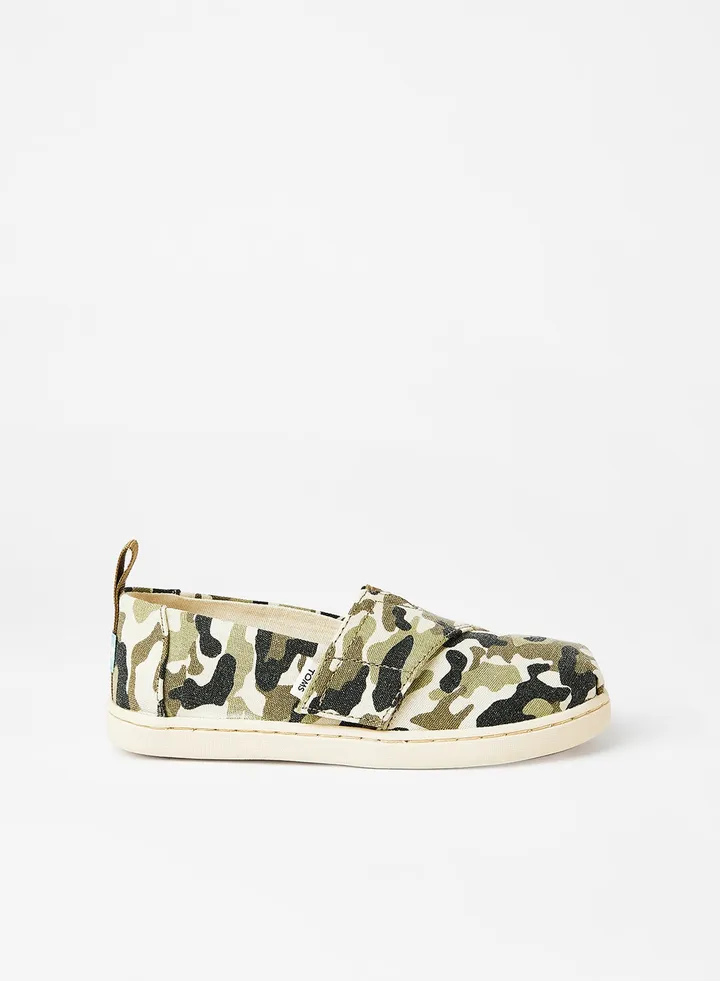 Baby/Kids Camo Espadrilles Green