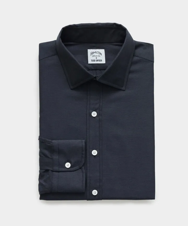 Hamilton + Todd Snyder Navy Dress Shirt