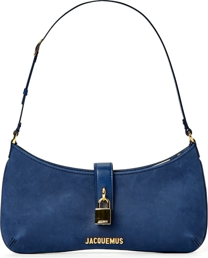 Le Bisou Cadenas suede bag