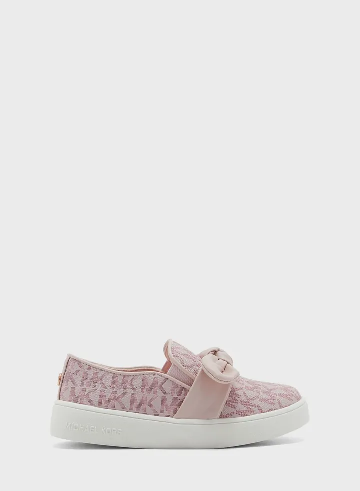Youth Jem Bow Low Top Slip On Sneakers