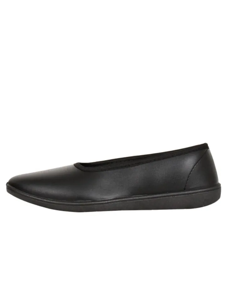 Girls School Shoes Black