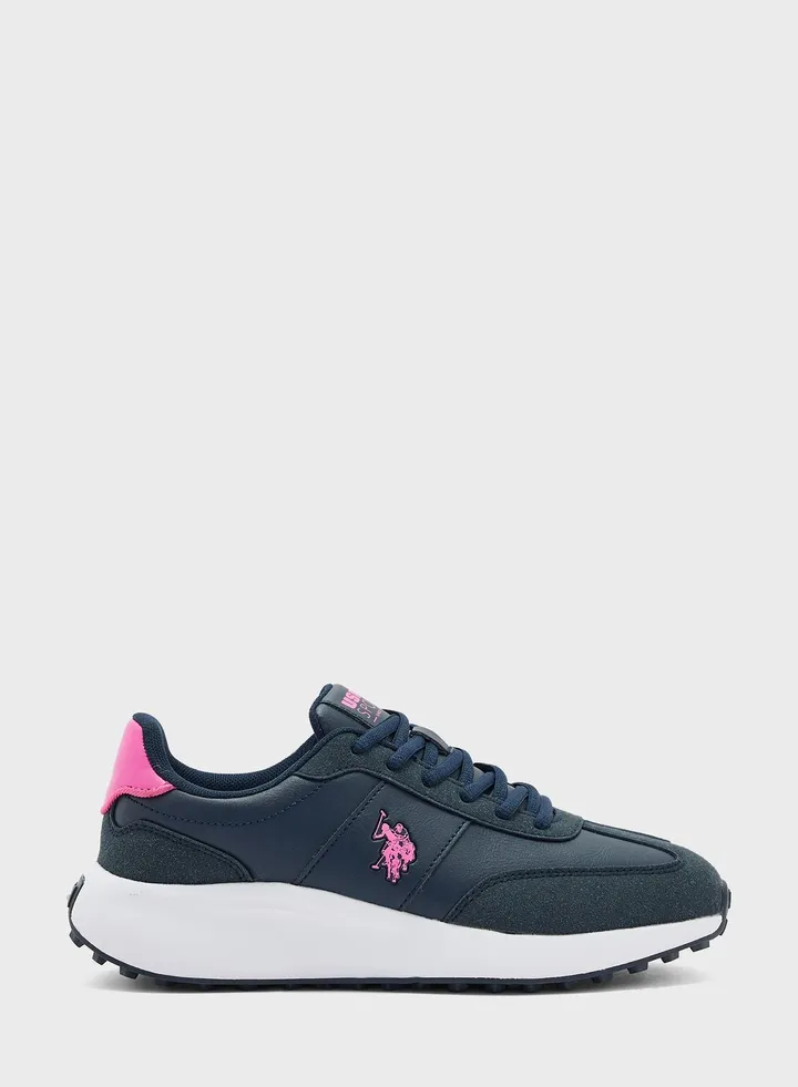 Lace Up Low Top Sneakers