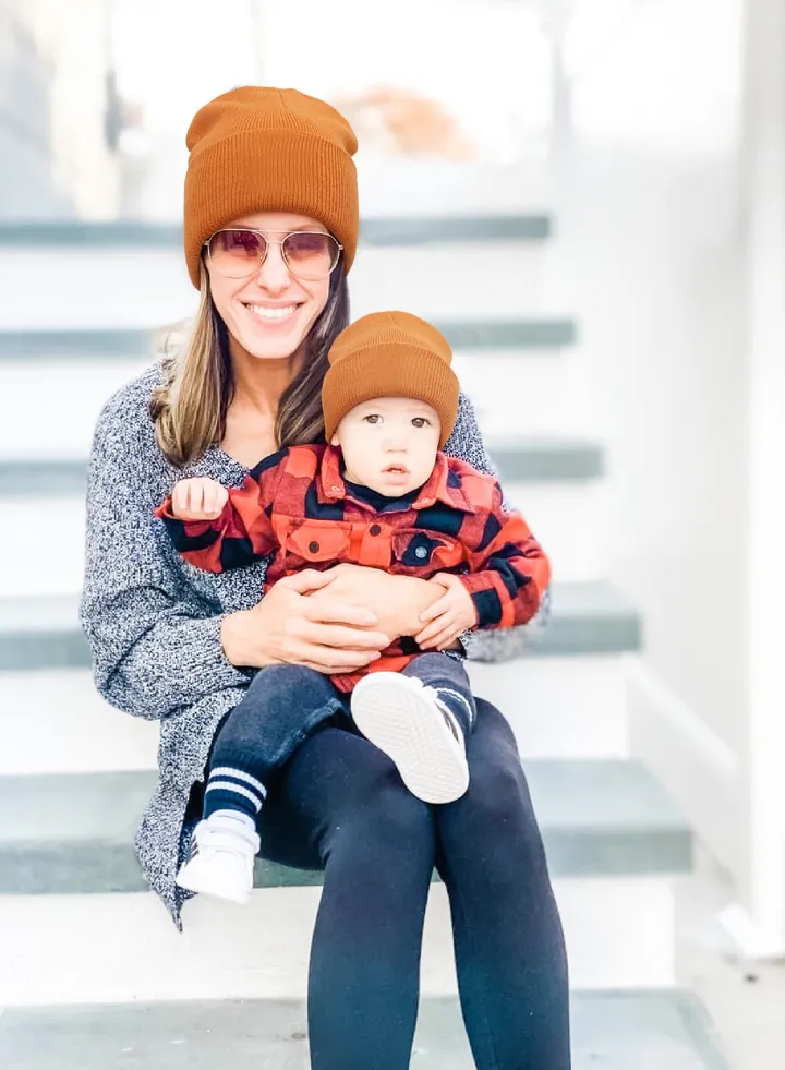 Autumn Winter Parent Child Knitted Hat