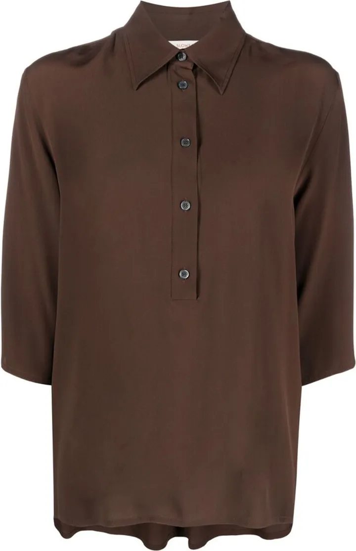 Three-Quarter Sleeves Polo Shirt