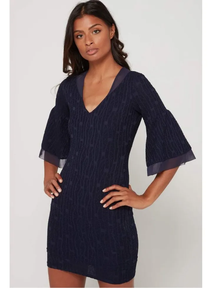 Belle Dress Blue