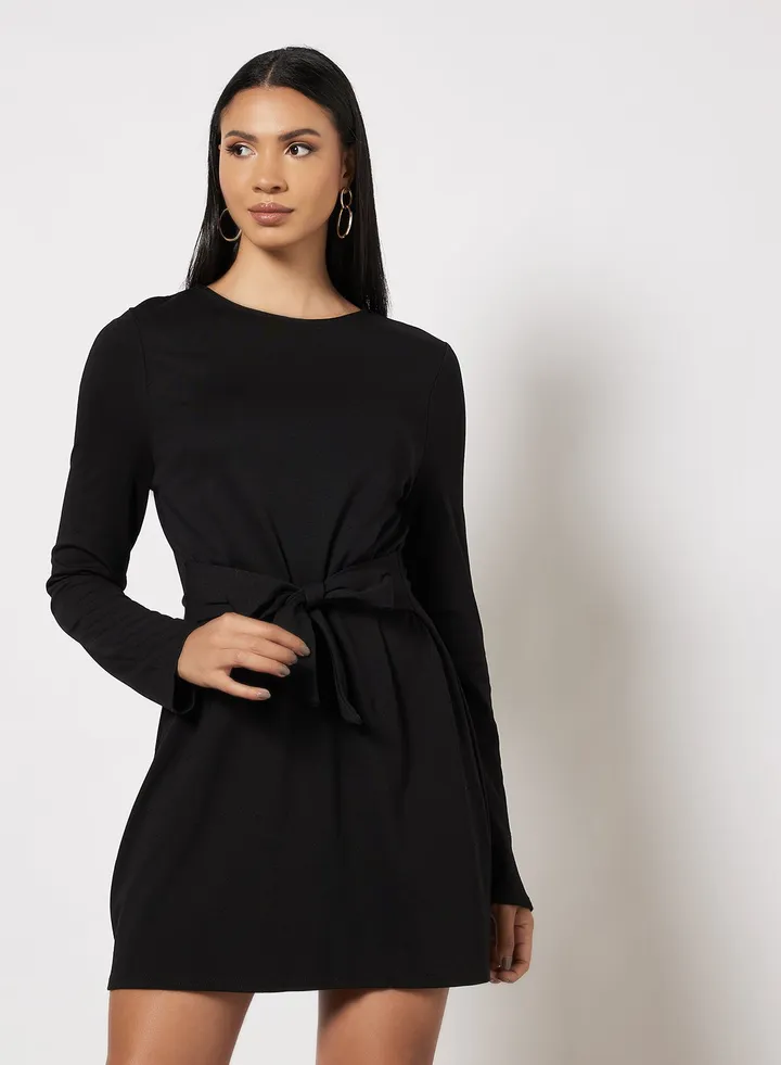 Long Sleeve Dress Black