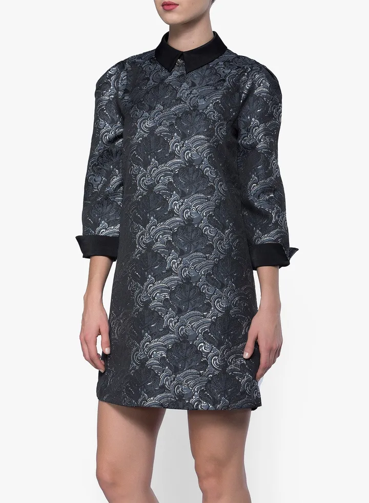 Prism Long Sleeves Dress Grey