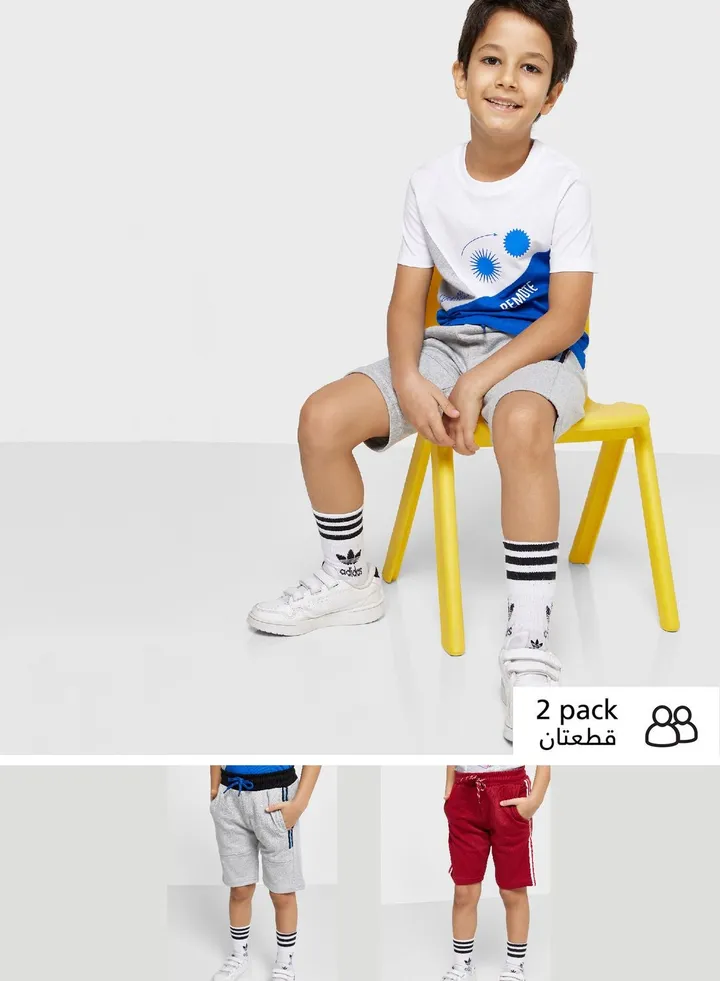 2 Pack Shorts Set For Boys
