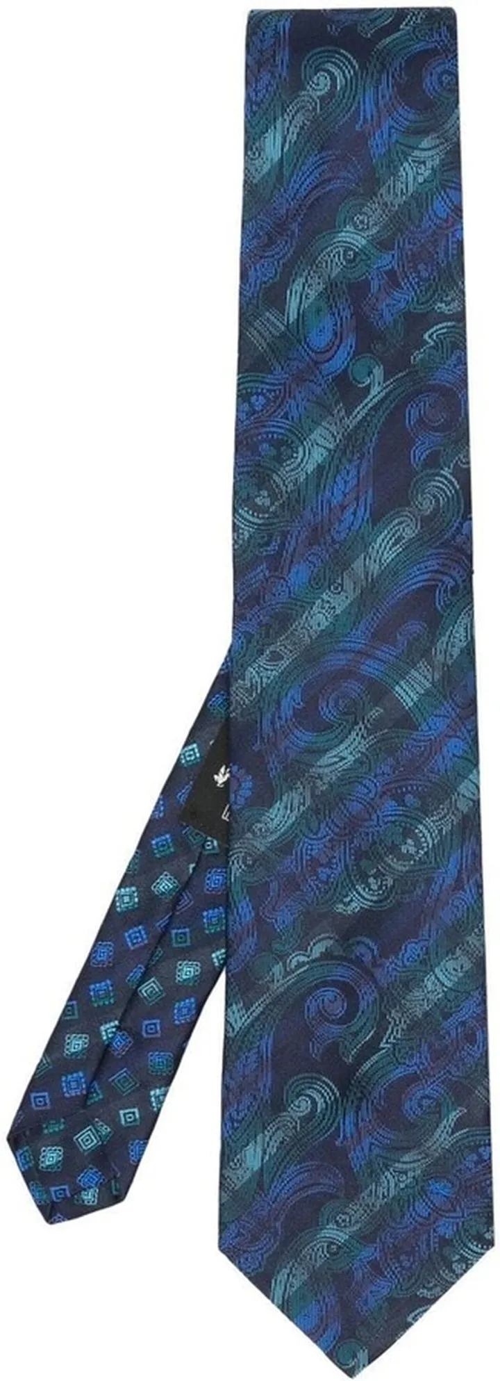 Paisley-Stripe Silk Jacquard Tie