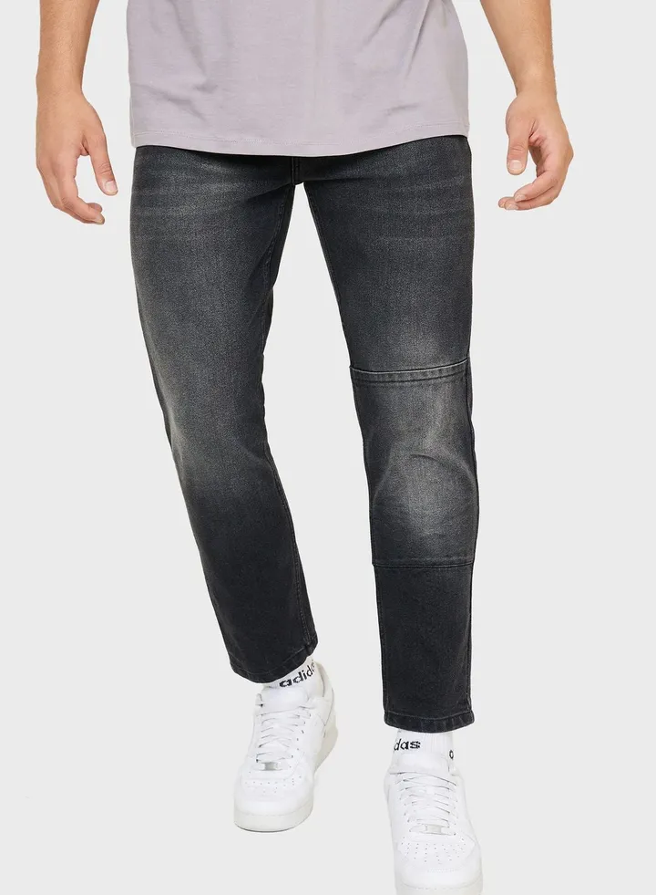 Light Wash Slim Fit Jeans