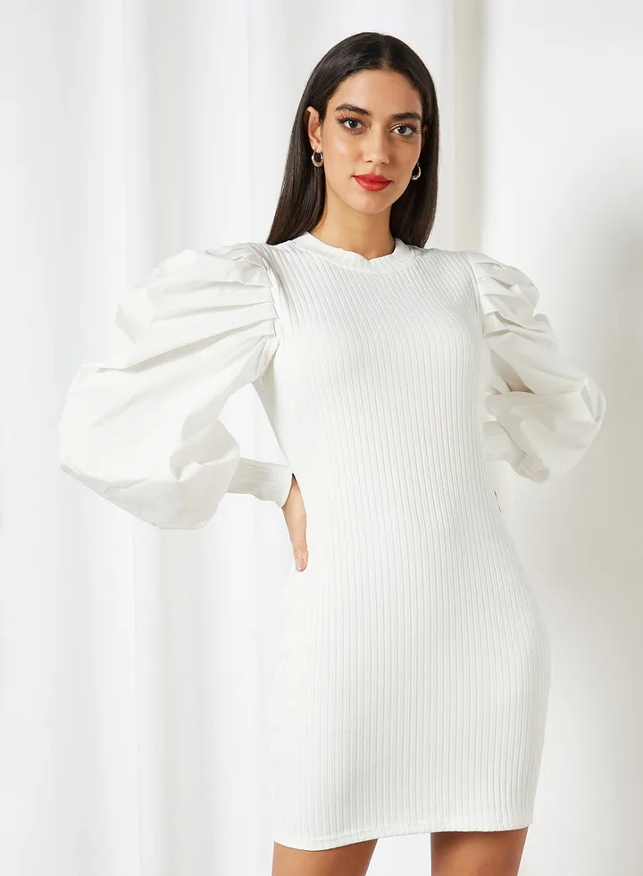 Aludra Dress White