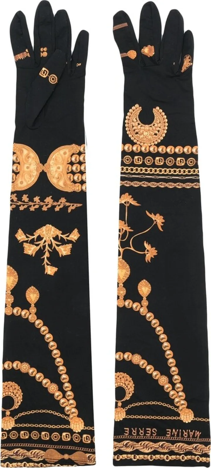Regenerated printed gloves
