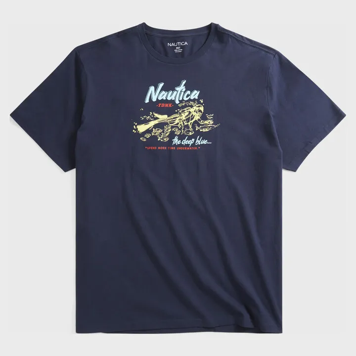 Big & Tall Scuba Graphic T-Shirt