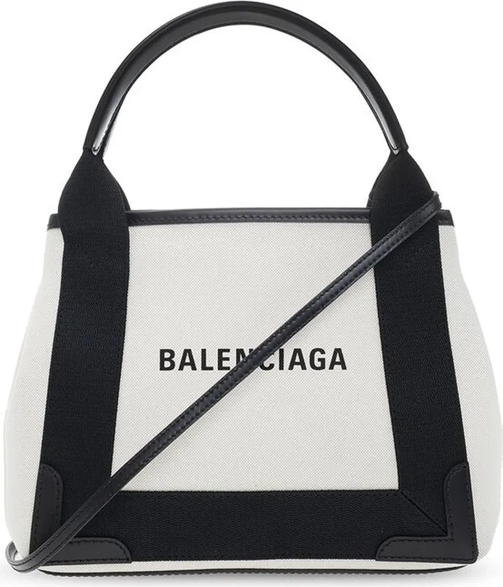 Balenciaga Navy Cabas XS Tote Bag