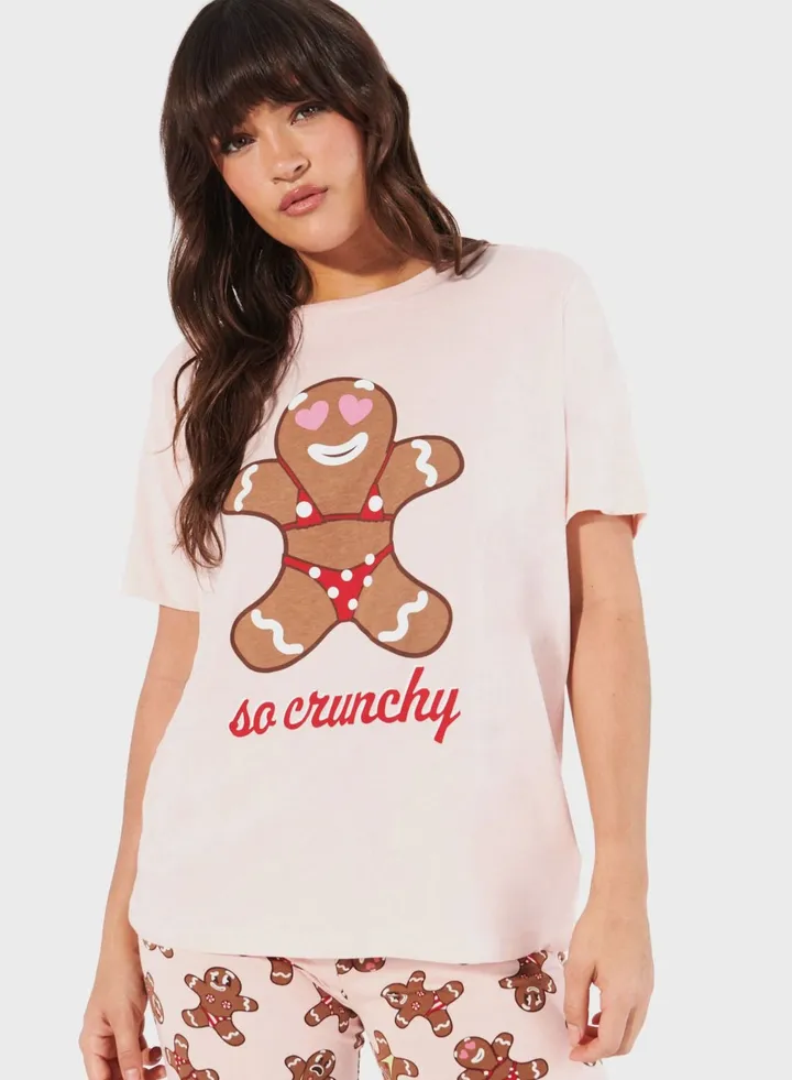 Christmas Cookie Knitted T-Shirt