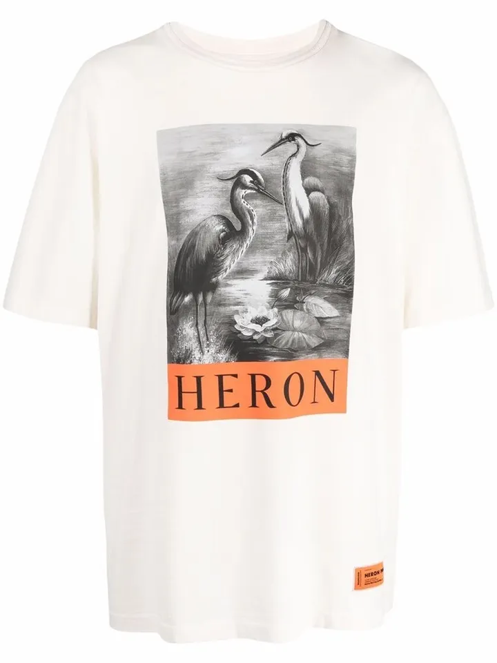 logo-patch cotton T-shirt