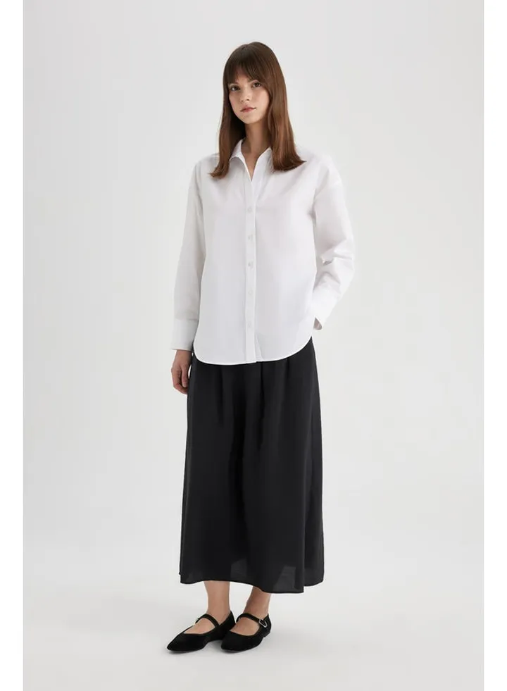 Woman A Line Woven Skirt