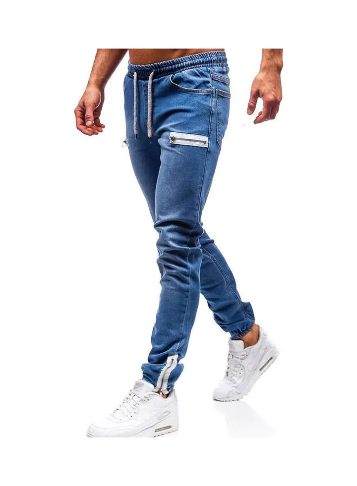 Casual Loose Jogger Blue