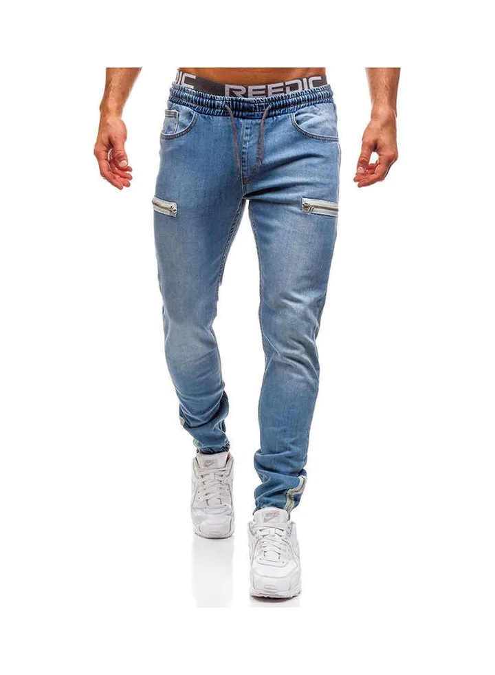Casual Loose Jogger Blue