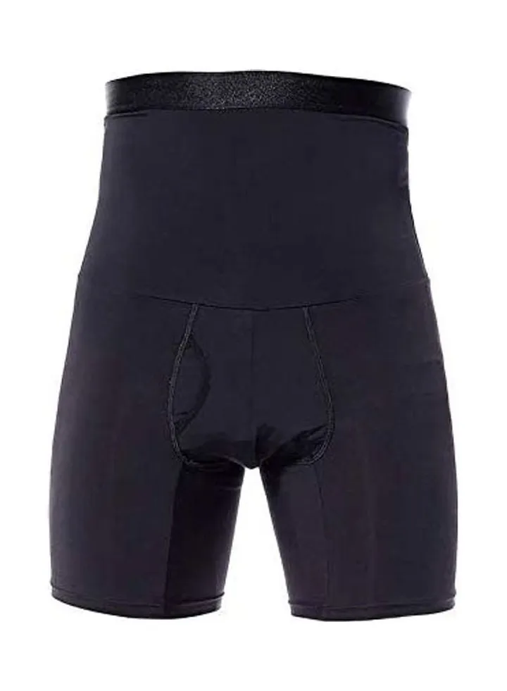 Solid High-Waist Shapewear Black