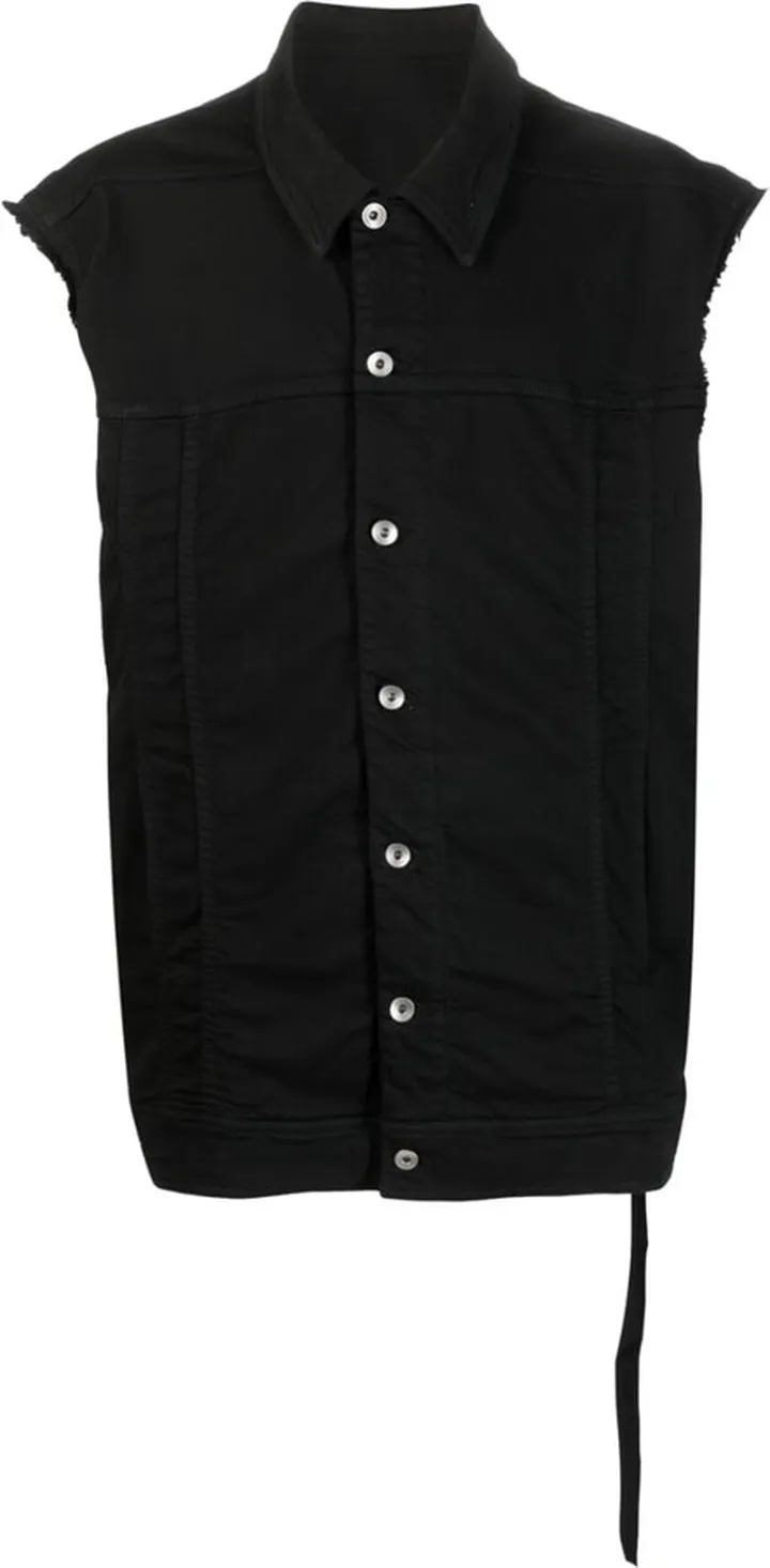 Button-Up Cotton Gilet