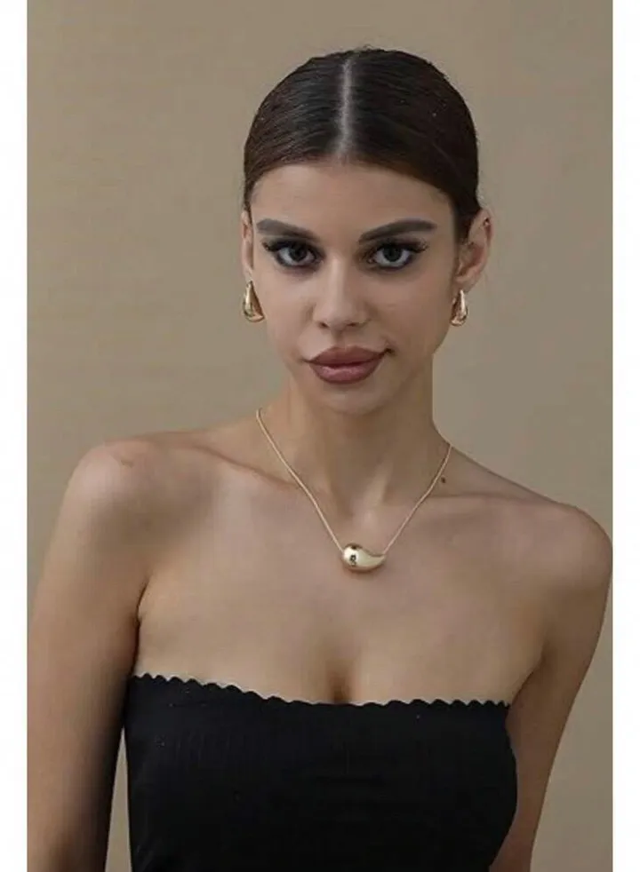 High Quality Plastic Necklace & Earrings Jewellery Set For Women