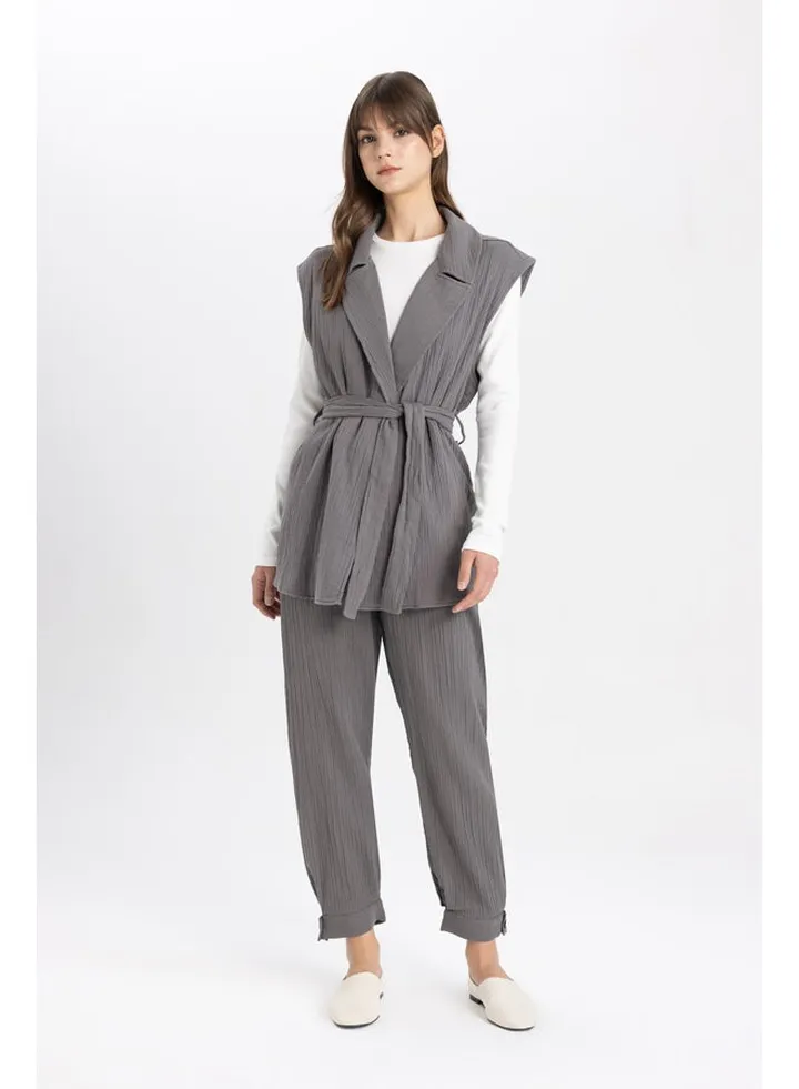 Woman Cargo Fit Woven Trousers