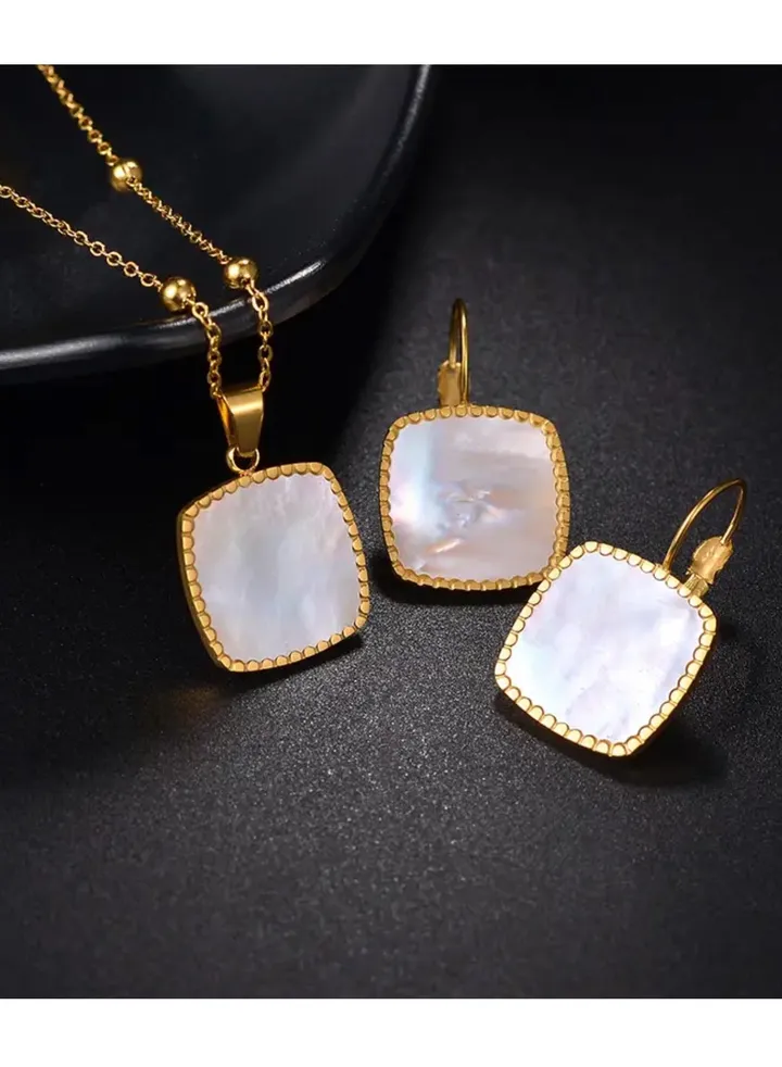 Luxury Necklace & Earrings Jewelry Set For Women