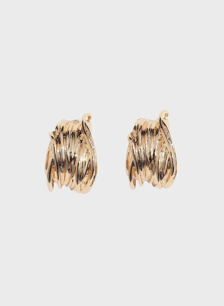 Intertwined Hoop Earrings
