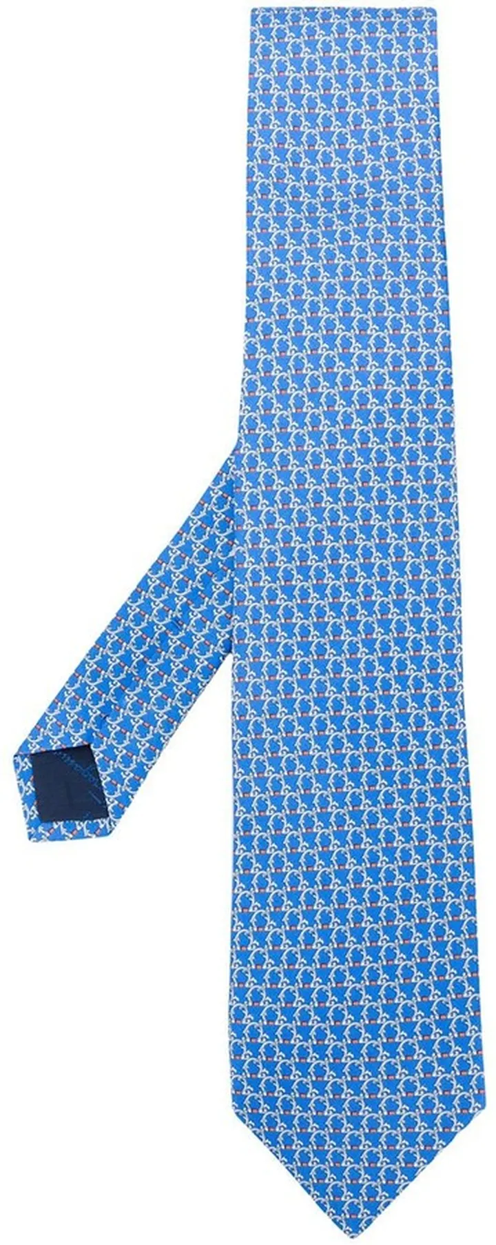 Jacquard Logo Silk Tie