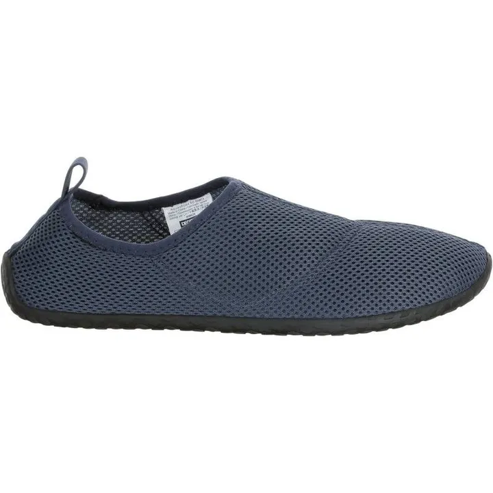 Perforated Slip On Aqua Shoes Grey