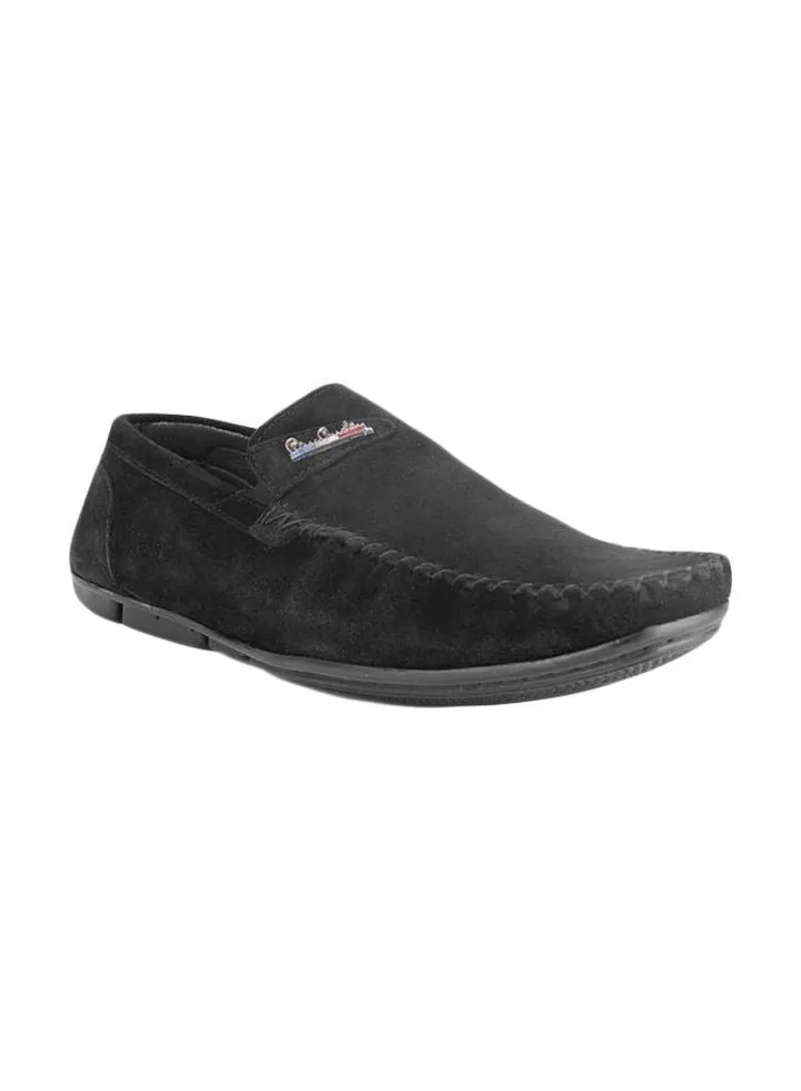 Leather Loafers Black