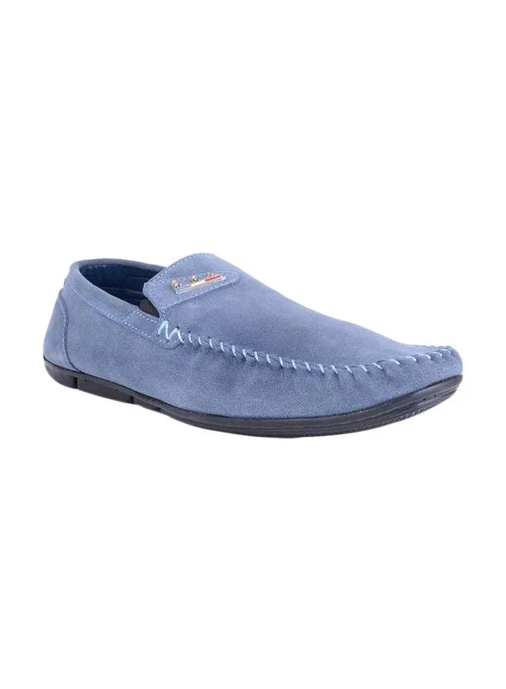 Casual Slip-On Loafers Blue