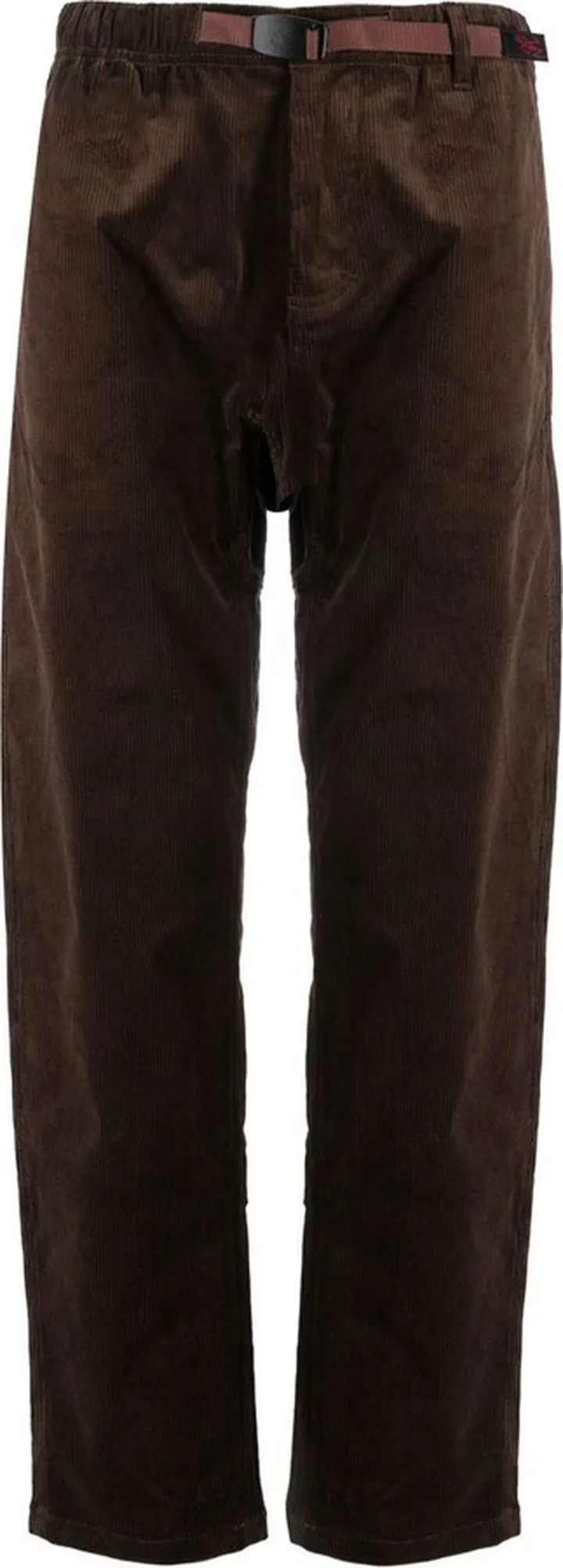 Corduroy Belted Straight-Leg Trousers