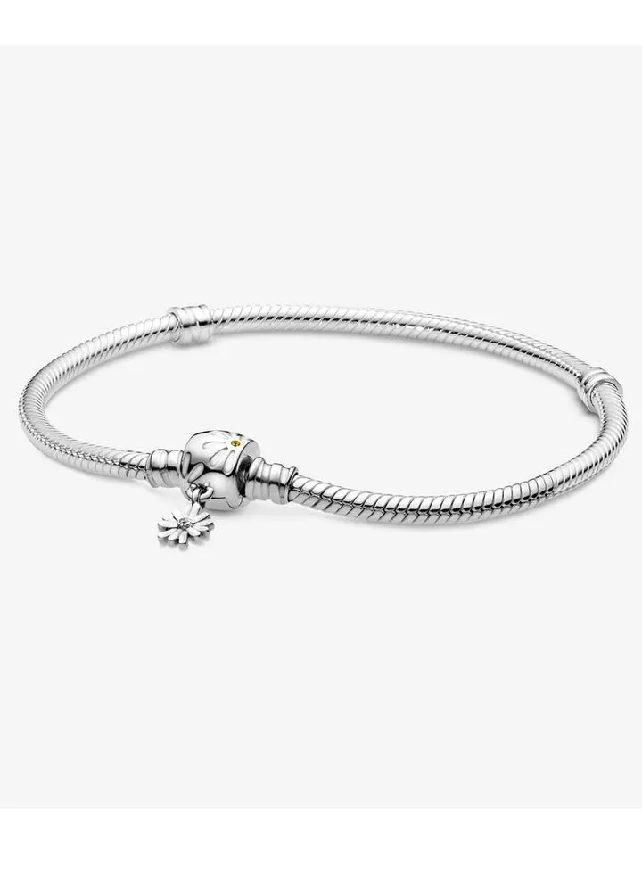 Snake Chain Sterling Silver Women's Bracelet for Pandora Moments 598776C01