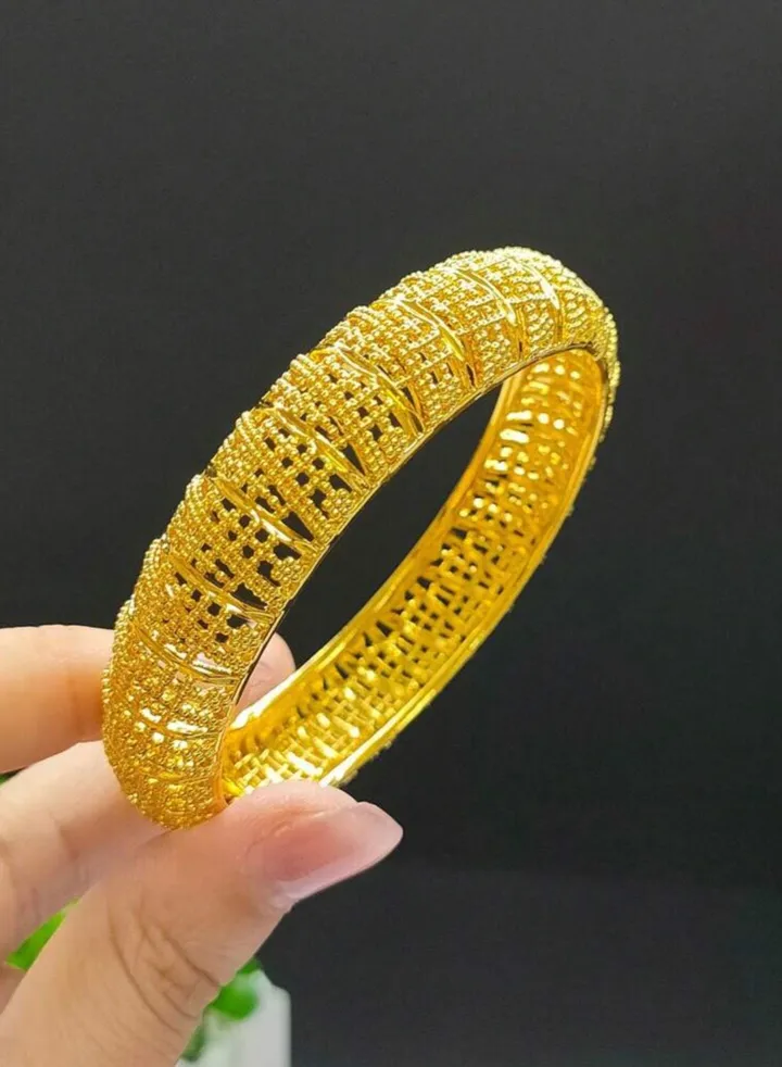 18k Gold Plated Bangle For Women
