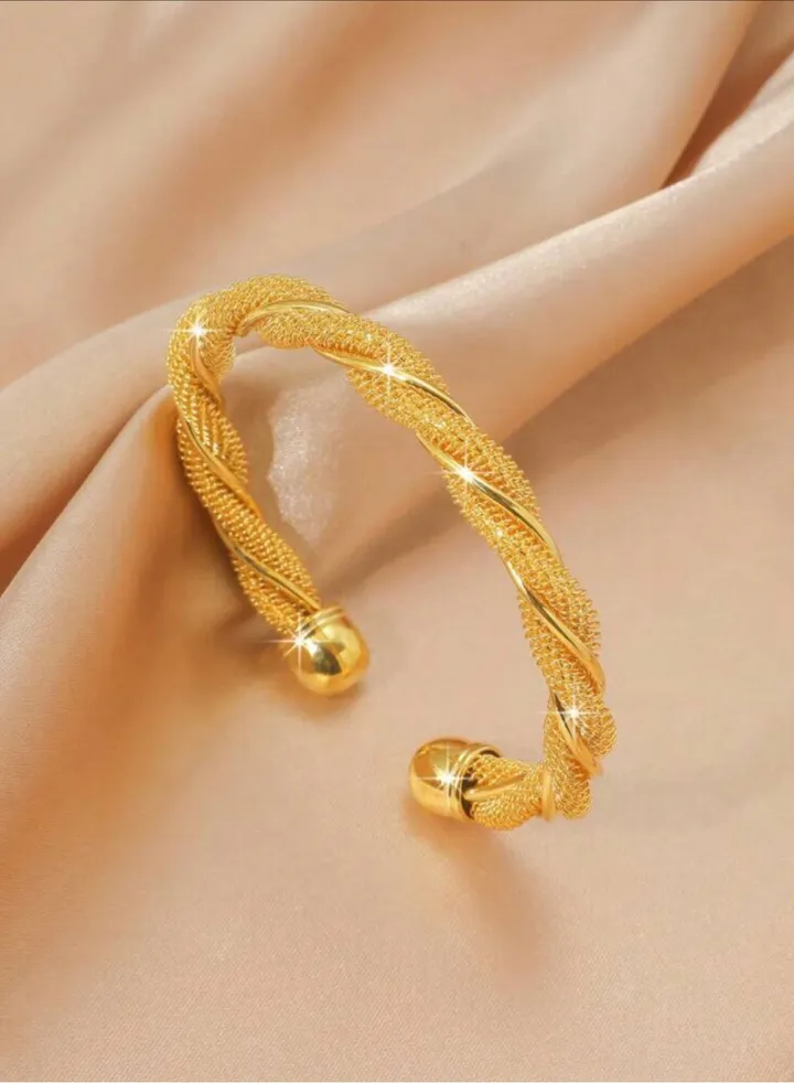 18k Gold Plated Bangle For Women