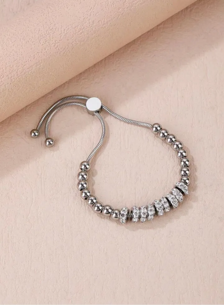 Elegant Silver Plated Bracelet For Women