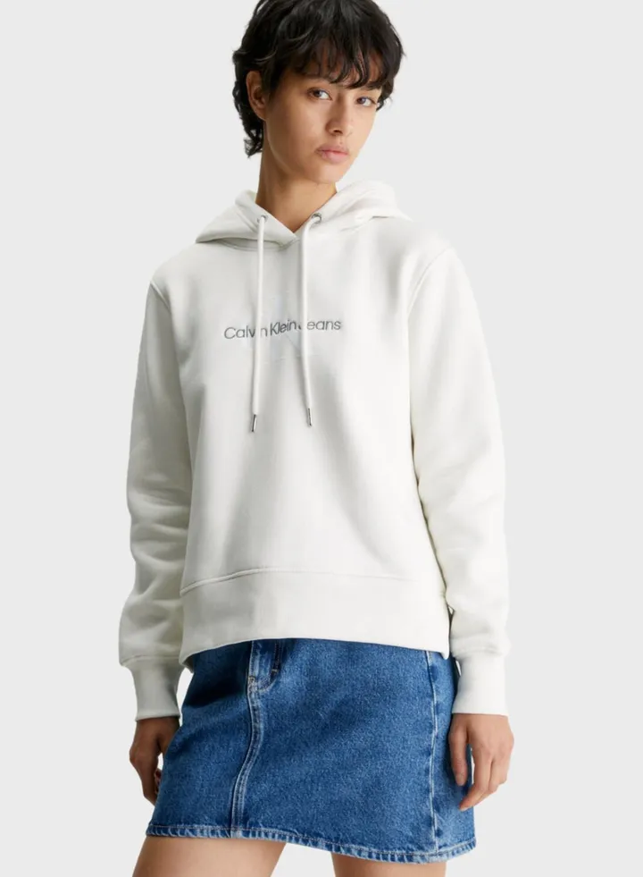 Logo Pocket Detail Hoodie